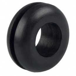 10 pcs : 742 - GROMMET 0.312' RUBBER BLACK