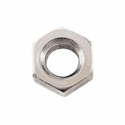 10 pcs : 9603 - HEX NUT 1/4' STEEL 8-32