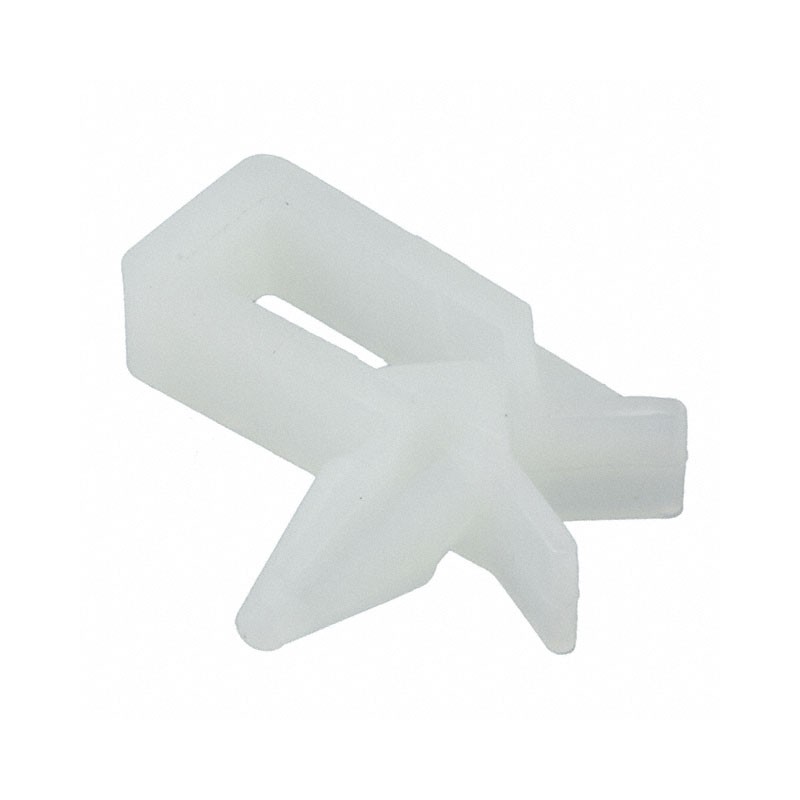 10 pcs : WS-SE2-2-01 - CBL CLIP WIRE SADDLE NAT PUSH IN