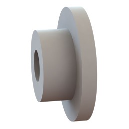 10 pcs : 12SWS0886 - SHOULDER WASHER, NATURAL, NYLON