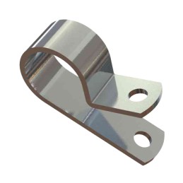10 pcs : AL10A - CBL CLAMP P-TYPE SILVER FASTENER