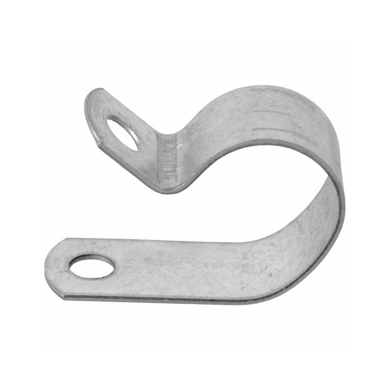 10 pcs : 8107 - CBL CLAMP P-TYPE SILVER FASTENER