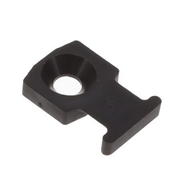 10 pcs : LPMS-S8-M20 - CABLE TIE HLDR SGL SCREW 8 BLK