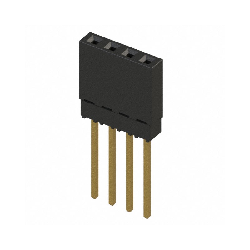 10 pcs : ESQ-104-14-G-S - CONN SOCKET 4POS 0.1 GOLD PCB