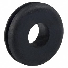 10 pcs : 738 - GROMMET 0.250' RUBBER BLACK