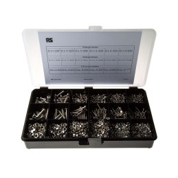 1 Kit - RS PRO Brass 3240 Piece Slot Drive Screw/Bolt Kit