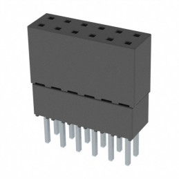 10 pcs : ESQ-106-23-T-D - CONN SOCKET 12POS 0.1 TIN PCB