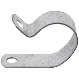 10 pcs : 8109 - CBL CLAMP P-TYPE SILVER FASTENER