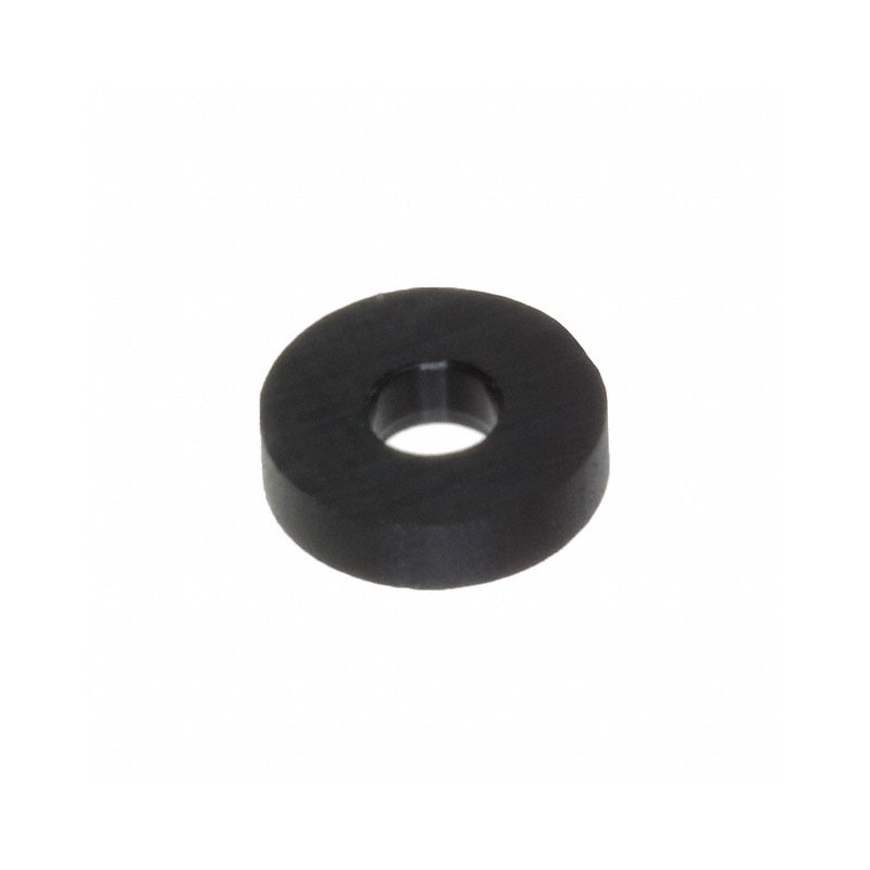 10 pcs : 16FW002062B - FLAT WASHER, NYLON, BLACK, .090