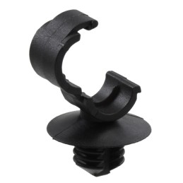 10 pcs : HLCC-1BK - CBL CLIP C-TYPE BLACK FIR TREE