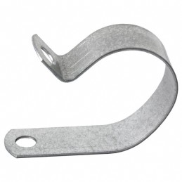 10 pcs : 8111 - CBL CLAMP P-TYPE SILVER FASTENER