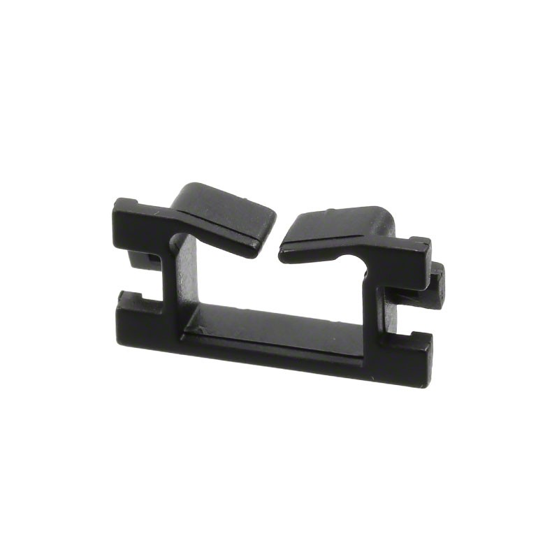 10 pcs : EWSE-1-01 - CBL CLIP WIRE SADDLE BLK PUSH IN