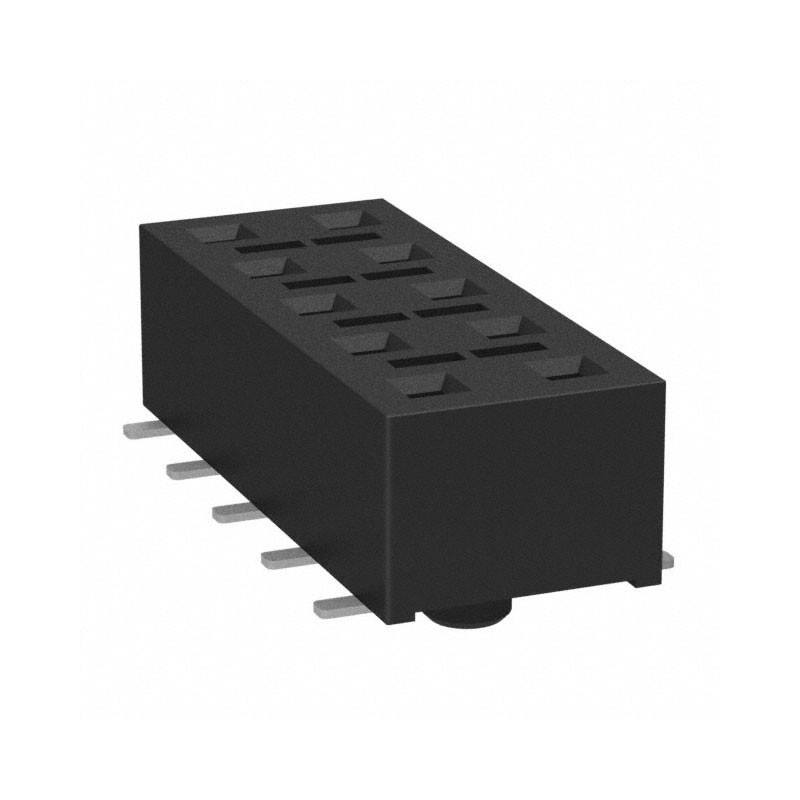 10 pcs : HLE-105-02-F-DV-A - CONN RCPT 10POS 0.1 GOLD SMD