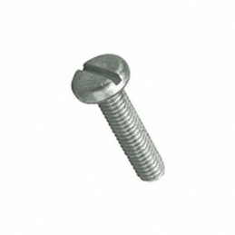 10 pcs : 9307 - MACH SCREW PAN HEAD SLOTTED 6-32