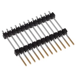 10 pcs : EW-12-12-L-S-605 - CONN HDR 12POS 0.1 STACK T/H