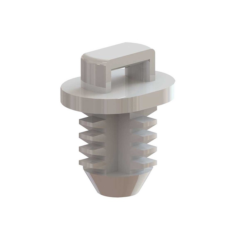 10 pcs : FTH-15-01-M - CABLE TIE HLDR SGL PUSH MNT NAT