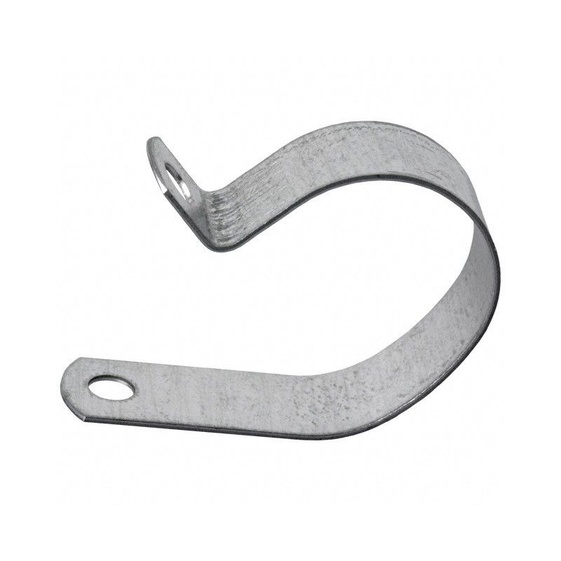 10 pcs : 8113 - CBL CLAMP P-TYPE SILVER FASTENER