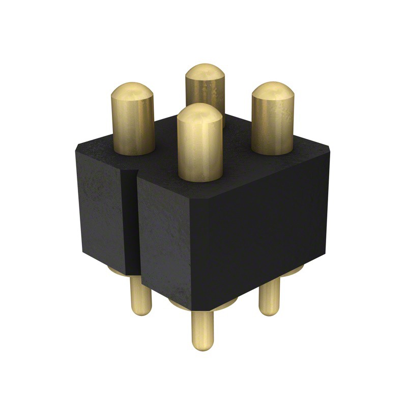 10 pcs : 823-22-004-10-002101 - CONN SPRING PISTON 4POS PCB