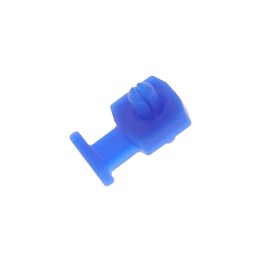 10 pcs : KIMS-H430-M6 - CABLE TIE HLDR SGL PUSH MNT BLU