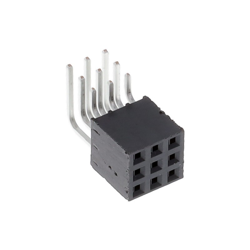 10 pcs : SSQ-103-02-F-T-RA - CONN RCPT 9POS 0.1 GOLD PCB R/A