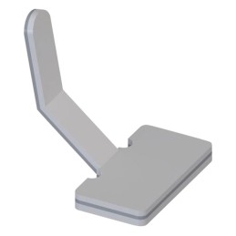 10 pcs : PFC-25M - CBL CLIP BENDABLE GRAY ADHESIVE