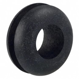 10 pcs : 743 - GROMMET 0.312' RUBBER BLACK