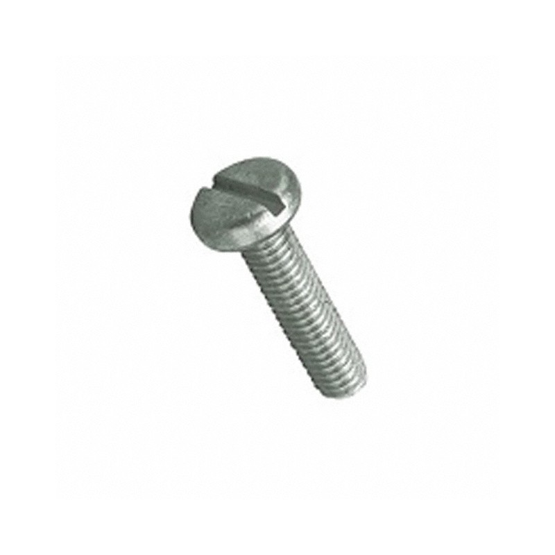 10 pcs : 9301 - MACH SCREW PAN HEAD SLOTTED 4-40