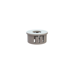 10 pcs : 22MP08706W - BUSHING 0.375' NYLON WHITE