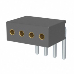 10 pcs : 851-47-004-20-001000 - CONN RCPT 4POS 0.05 GOLD PCB R/A