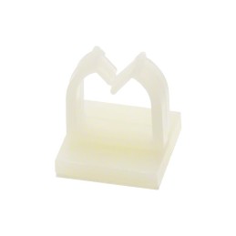 10 pcs : MWSEB-5-01A-RT - CBL CLIP WIRE SADDLE NATURAL ADH