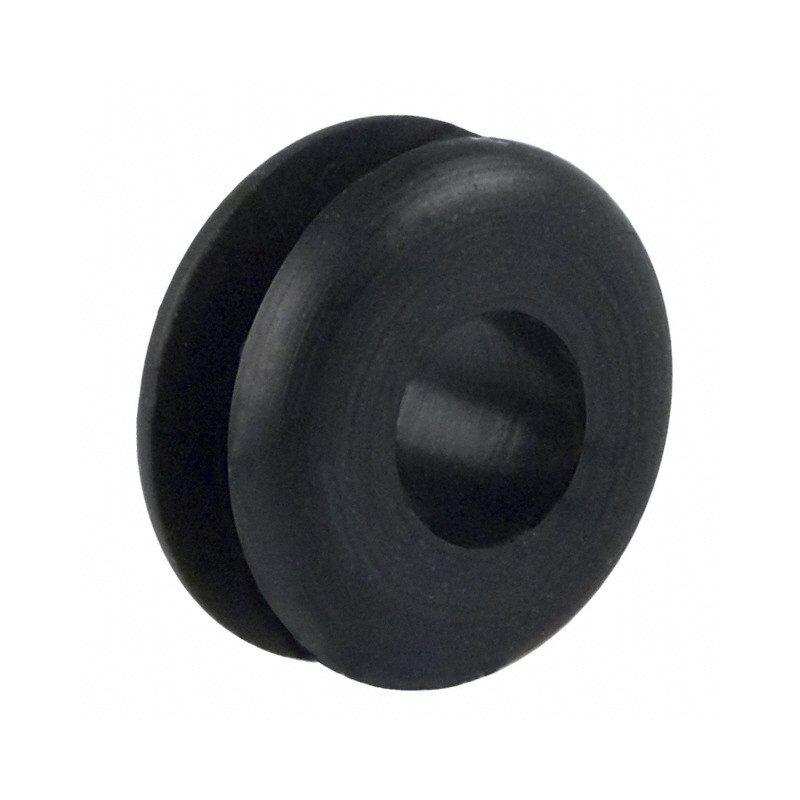 10 pcs : 737 - GROMMET 0.187' RUBBER BLACK