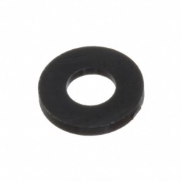 10 pcs : 16FW004032B - FLAT WASHER, NYLON, BLACK, .115