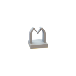 10 pcs : 22MWCA350500 - CBL CLIP WIRE SADDLE NAT ADH