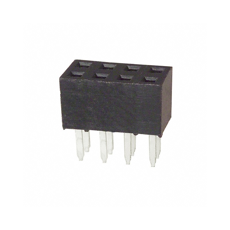 10 pcs : 25640801RP2 - CONN RCPT 8POS 0.079 GOLD PCB