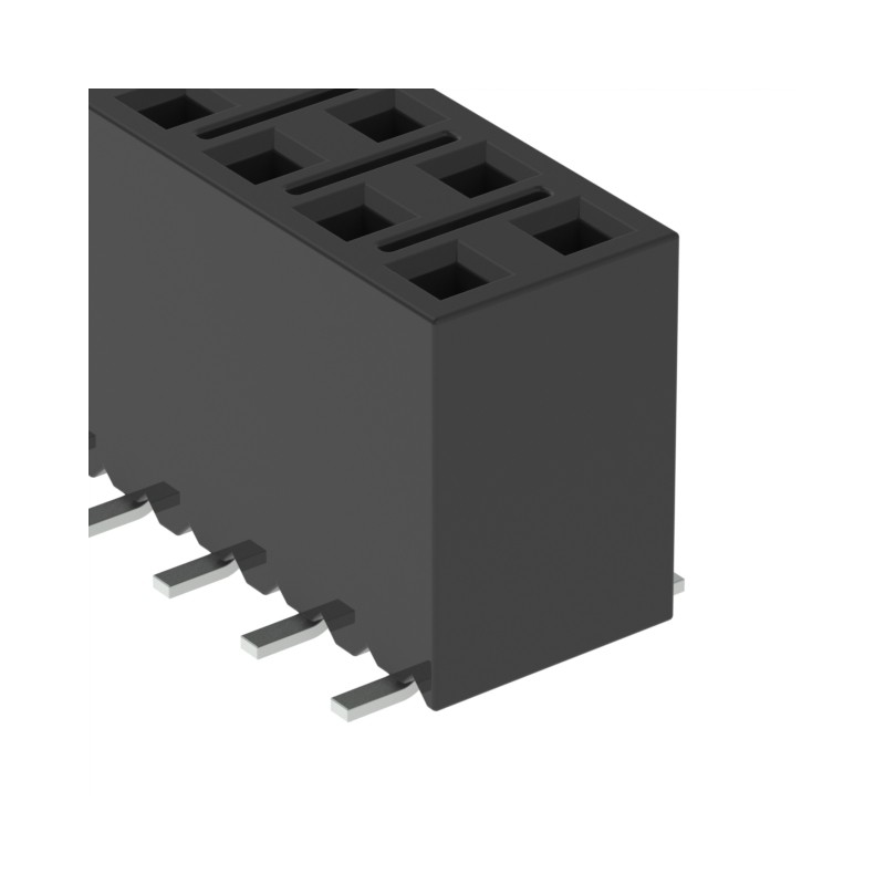 10 pcs : SSM-105-F-DV-LC - CONN RCPT 10POS 0.1 GOLD SMD