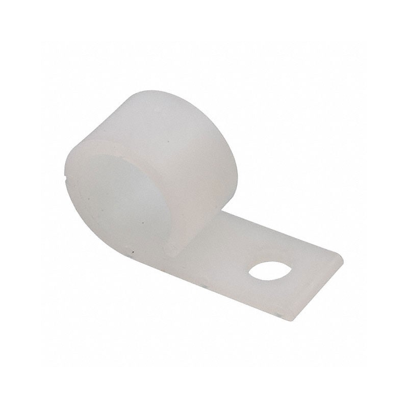 10 pcs : WHC-500-01 - CBL CLIP P-TYPE NATURAL FASTENER