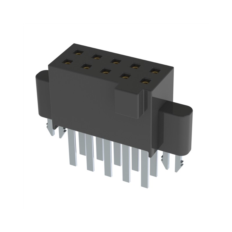 10 pcs : SFM-105-L1-S-D-LC - CONN RCPT 10POS 0.05 GOLD PCB