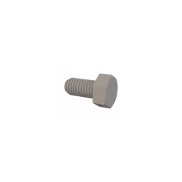 10 pcs : 50M050080J010 - HEX UNSLOTTED BOLT, M5 X .8 THRE