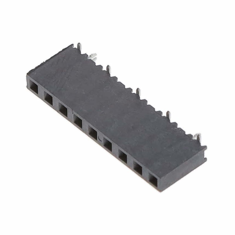 10 pcs : SSM-109-L-SV-BE-LC-TR - CONN SKT .1' SMD 9POS