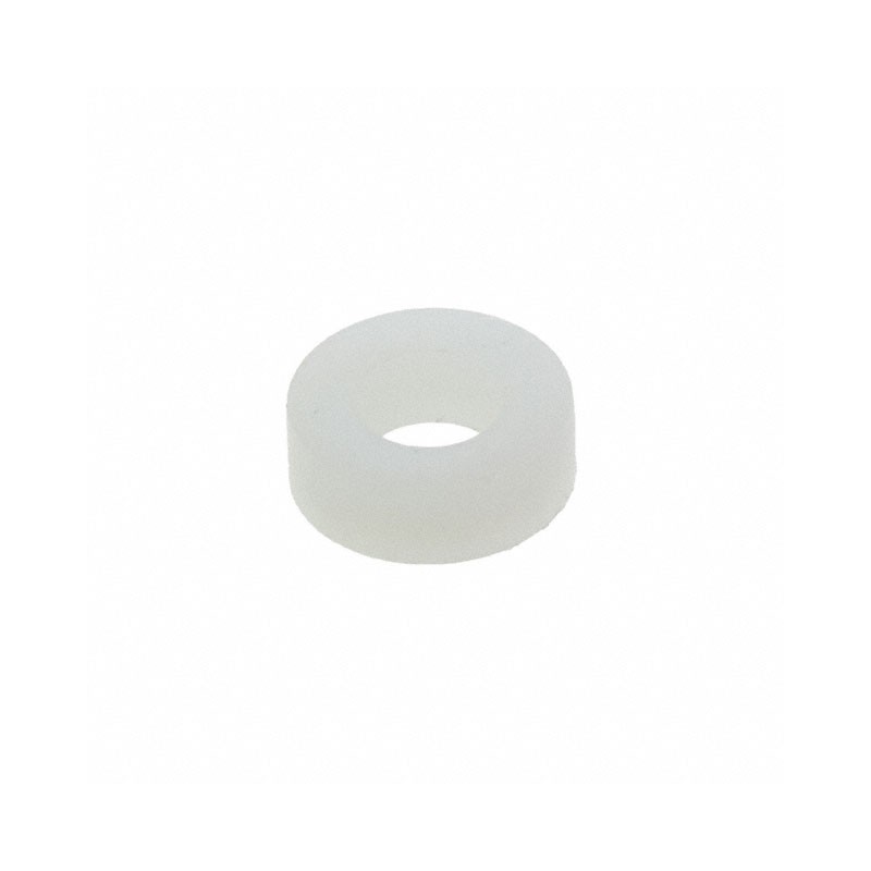 10 pcs : 16FW010125 - FLAT WASHER, NYLON, NATURAL, .19