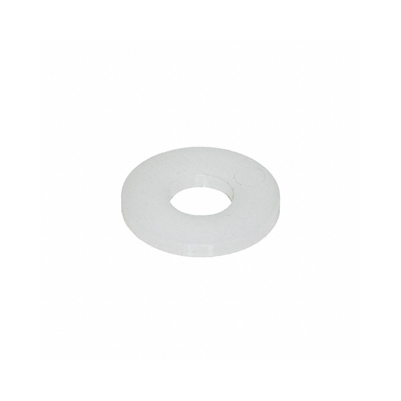 10 pcs : 17W06255 - FLAT WASHER, NYLON, NATURAL, .25