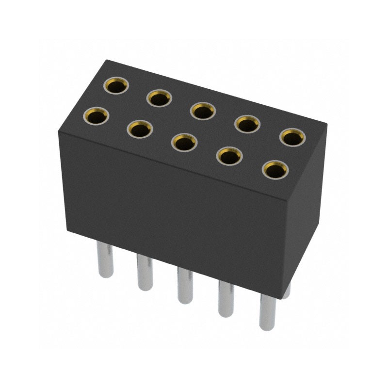 10 pcs : 853-47-010-10-001000 - CONN RCPT 10POS 0.05 GOLD PCB