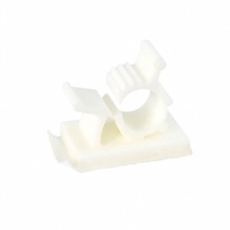 10 pcs : AKKL-2140A-RT - CBL CLIP C-TYPE NATURAL ADHESIVE