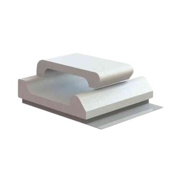 10 pcs : MWSSEBE-1-19A - CBL CLIP WIRE SADDLE NATURAL ADH