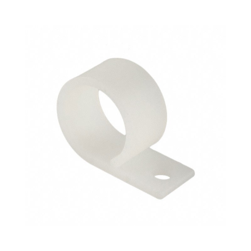 10 pcs : WHC-750-01 - CBL CLIP P-TYPE NATURAL FASTENER