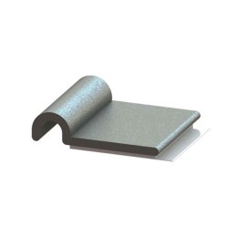 10 pcs : HUC-2-RT - CBL CLIP U-TYPE BLACK ADHESIVE