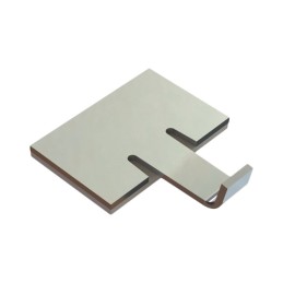 10 pcs : RAK-1 - CBL CLIP BEND SILVER ADHESIVE