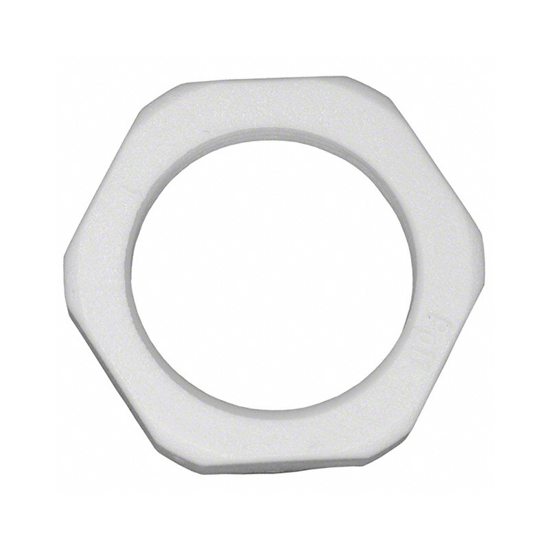 10 pcs : A8211 - LOCKNUT PG 11 NYLON GRAY