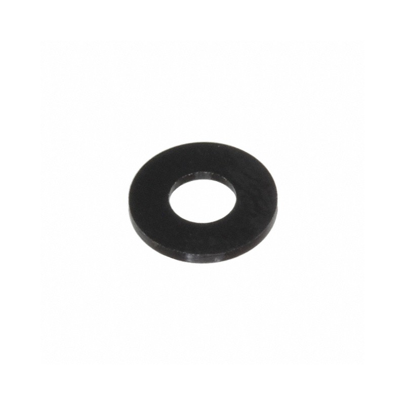 10 pcs : 16FW008062B - FLAT WASHER, NYLON, BLACK, .171