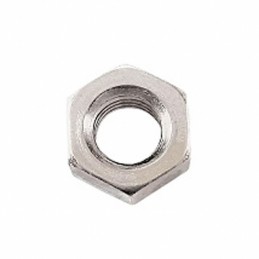 10 pcs : 4701 - HEX NUT 0.245' STEEL 6-32